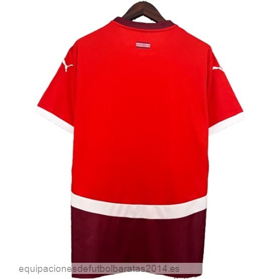 Nuevo Tailandia 1ª Camiseta Suiza 2024 Rojo Baratas